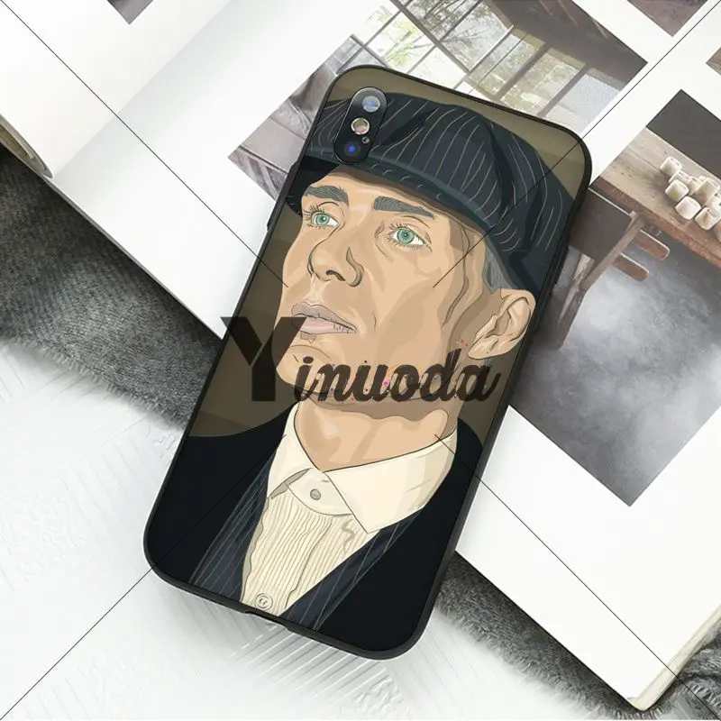 Yinuoda Томас Шелби Peaky bliners мягкий чехол для телефона Apple iPhone 8 7 6S Plus X XS MAX 5 5S SE XR 11 11pro максимальный чехол
