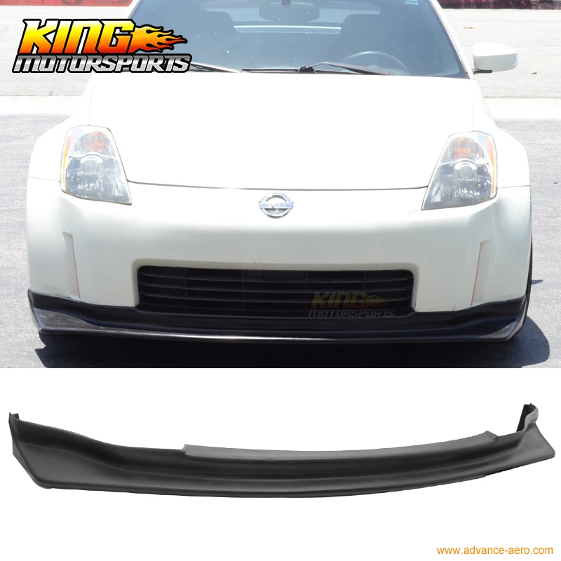 

Подходит для 2003-2005 04 Nissan 350Z JDM N-Style переднего бампера губ PU Global БЕСПЛАТНАЯ доставка по всему миру