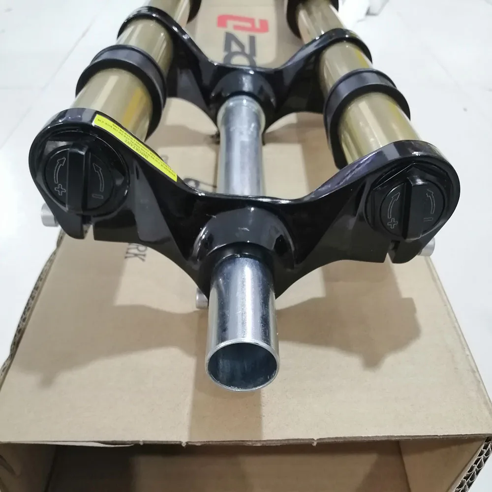 ZOOM Fork 680DH MTB горный велосипед амортизирующая Велосипедная вилка черный белый