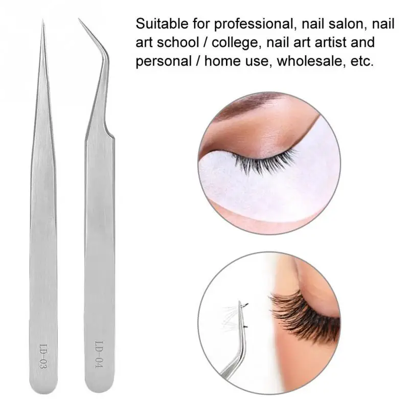 Пинцет из нержавеющей стали для наращивания ресниц щипцы инструмент сбора