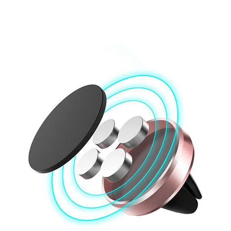 

Universal Magnetic Car Phone Holder for Samsung S8 S9 GPS Dashboard Phone Holder Stand Air Vent Grip Mount Bracket Magnet Holder