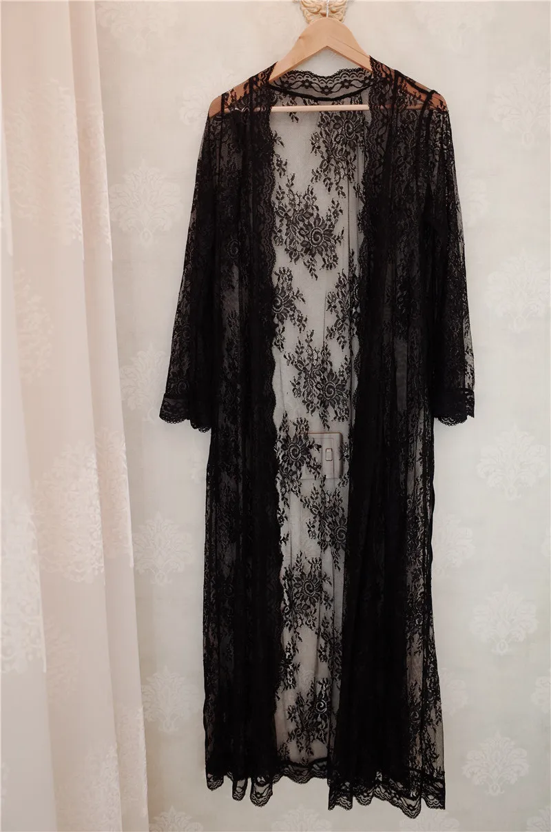 Пикантная прозрачная рубашка женское пляжное кимоно большого размера кардиган