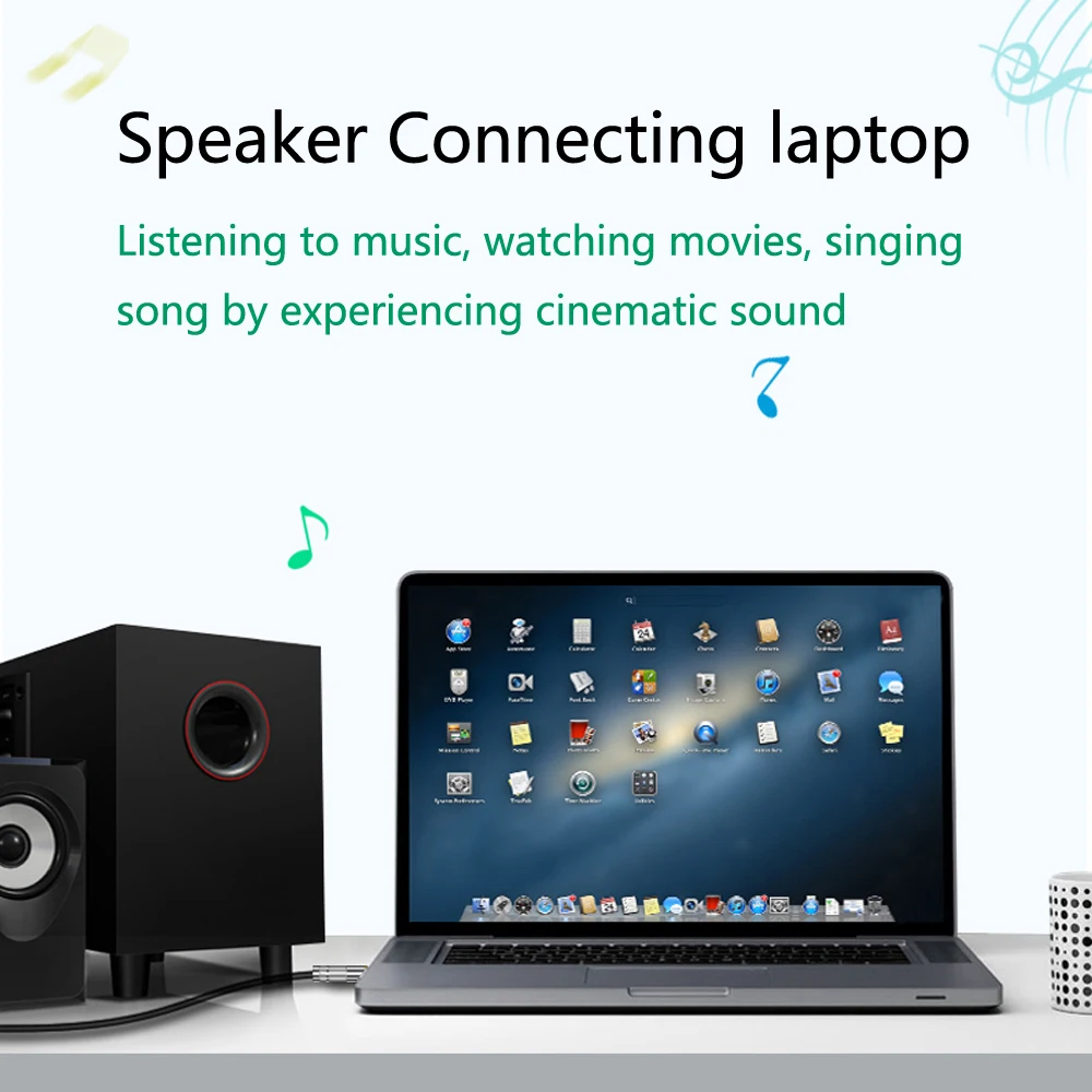 MOWU Hi Fi Угловой кабель 3 5 L Mini Jack мм к двойному RCA для ПК автомобиля наушников