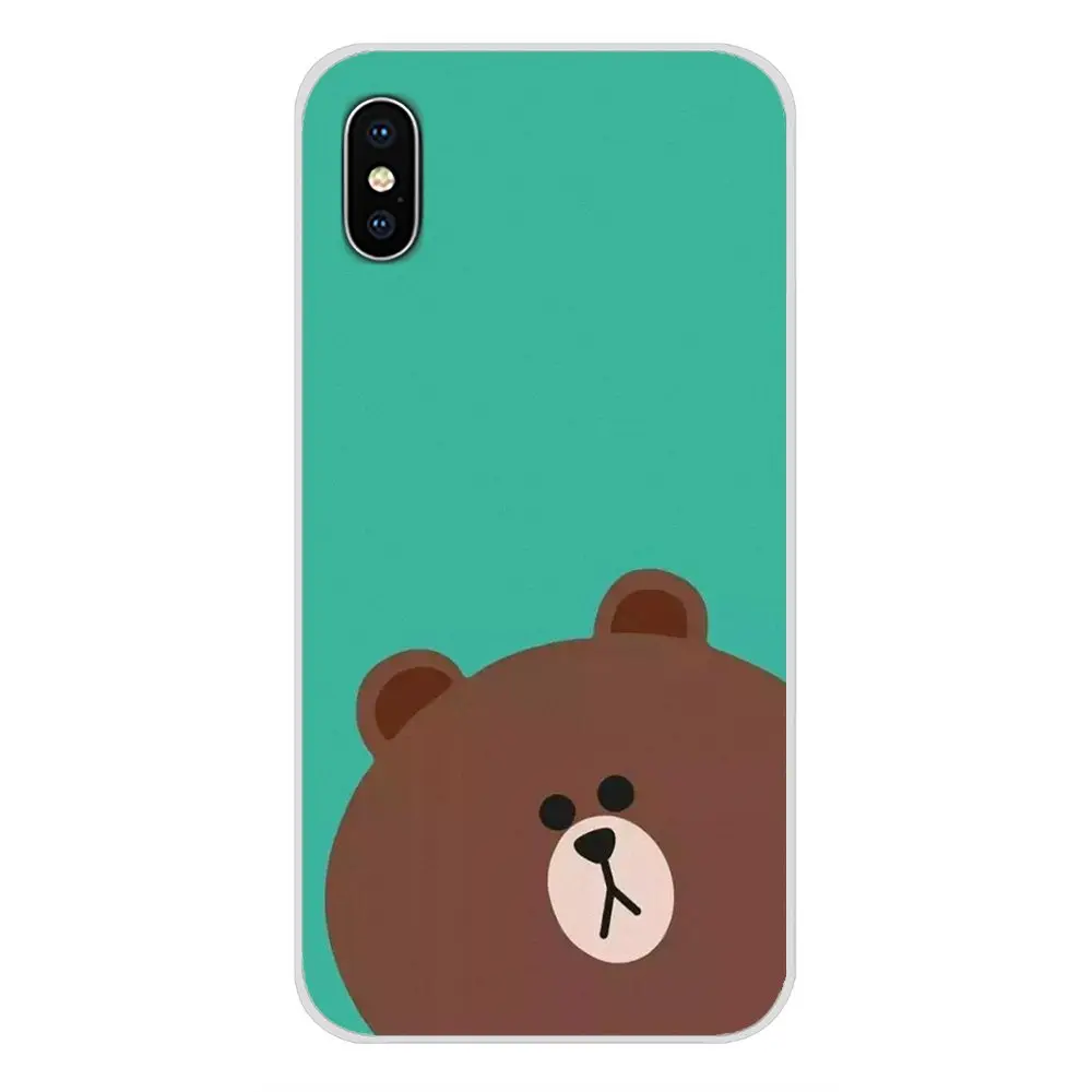 Силиконовый чехол с мультяшным рисунком Кумамон Мы Голый медведь для huawei G7 G8 P7 P8 P9