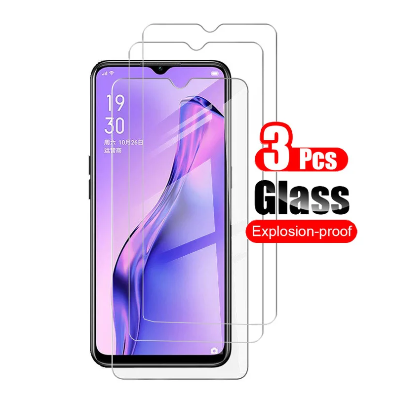 3 шт. закаленное стекло для Oppo A8 Защита экрана защитное премиум класса закаленная