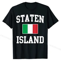 staten island new york italian flag italy italia italiano t shirt rife men t shirts cotton tops tees gift