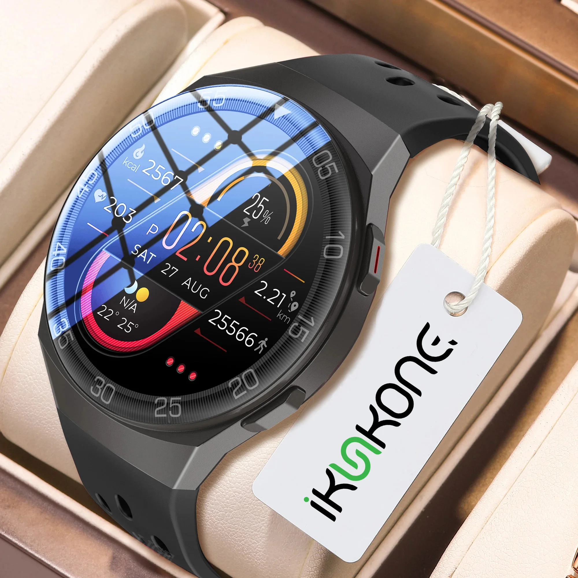 

2021 New Full Touch Screen Fitness Tracker Smart Watch Men Heart Rate Monitor Blood Pressure Smartwatch For Huawei Xiaomi Apple