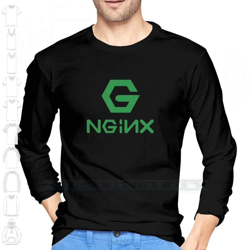 Фото Nginx, 100% хлопок, Φ Nginx Engine X Http-прокси, Φ, веб-сервер Апачи, футболка с коротким рукавом, с длинным рукавом, подарок №1