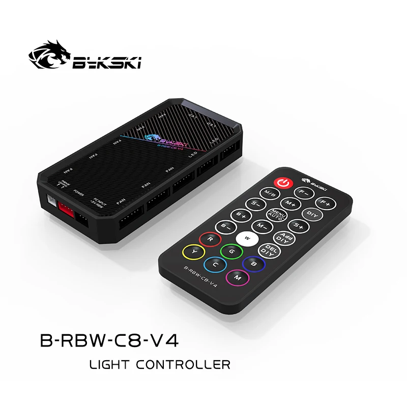 

Bykski B-RBW-C8-V4 RBW(5v 3pin) Lighting Sync Controller For Bykski's RBW Lightings Synchronization To Motherboard