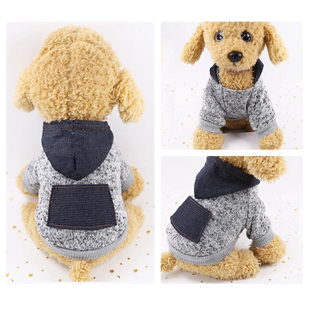 Собак хлопковое пальто куртки для домашних любимцев собак Зимний одежда детей