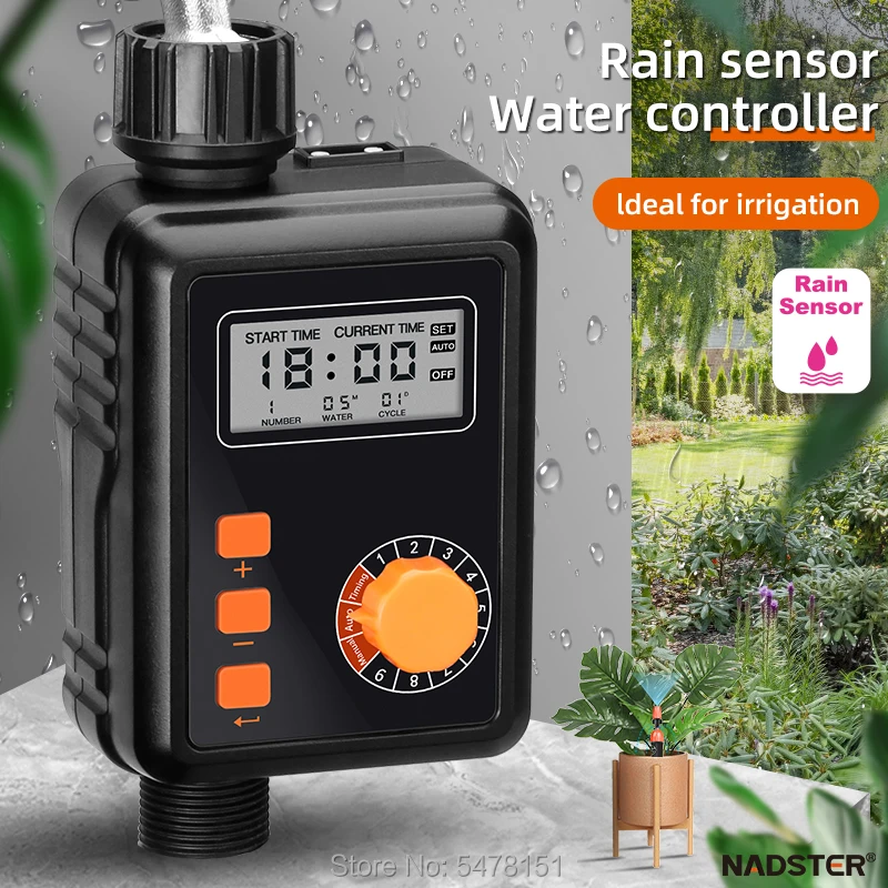 Таймер для полива сада ручка с функцией дождя автоматический электронный таймер