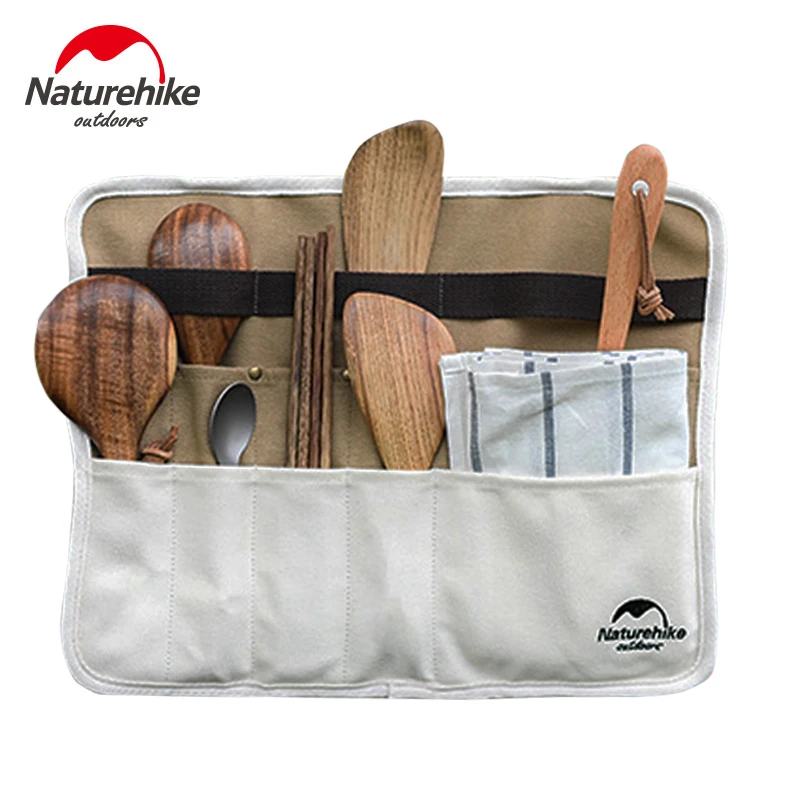 

Naturehike Outdoor Portable Picnic Tableware Storage Bag Chopsticks Straw Knife Fork Spoon Bag Camping Carry Bag