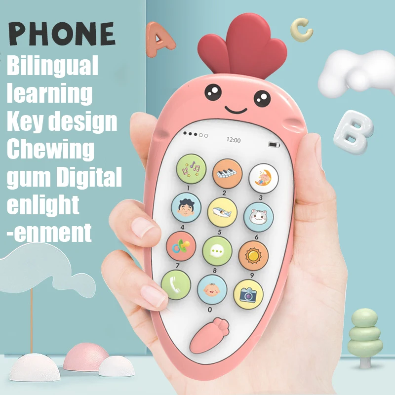 Детский мобильный телефон с дистанционным управлением Игрушечный имитацией