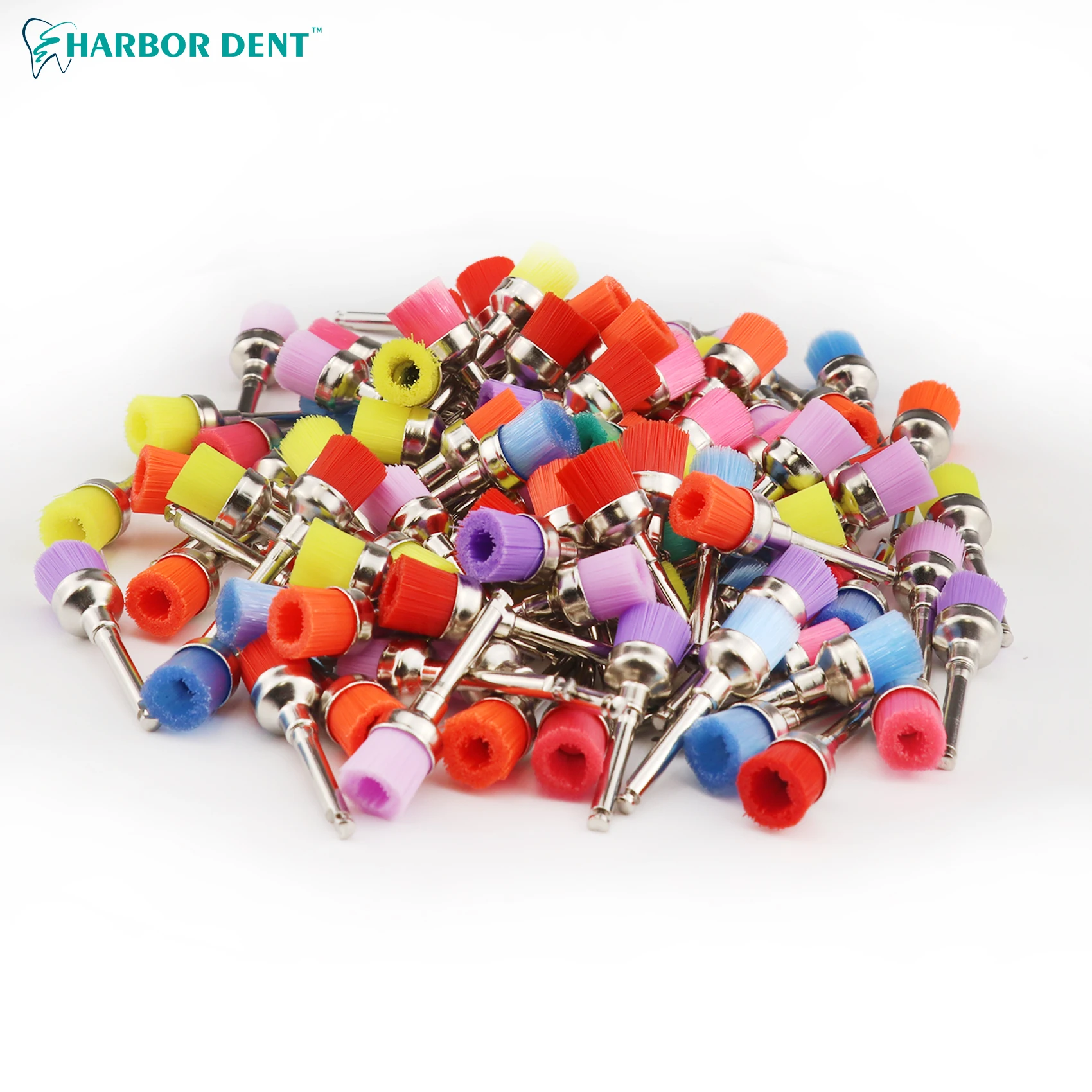 Стоматологическая нейлоновая полировальная щетка кисти миска форм 100 шт. 50