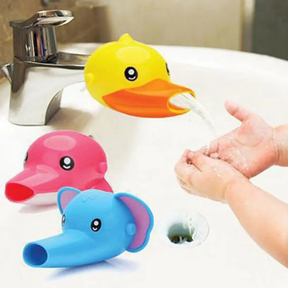 

Faucet Extender Sink Handle Extension Toddler Kid Bathroom Children Hand Wash Tools Extension of The Water Trough Bathroom