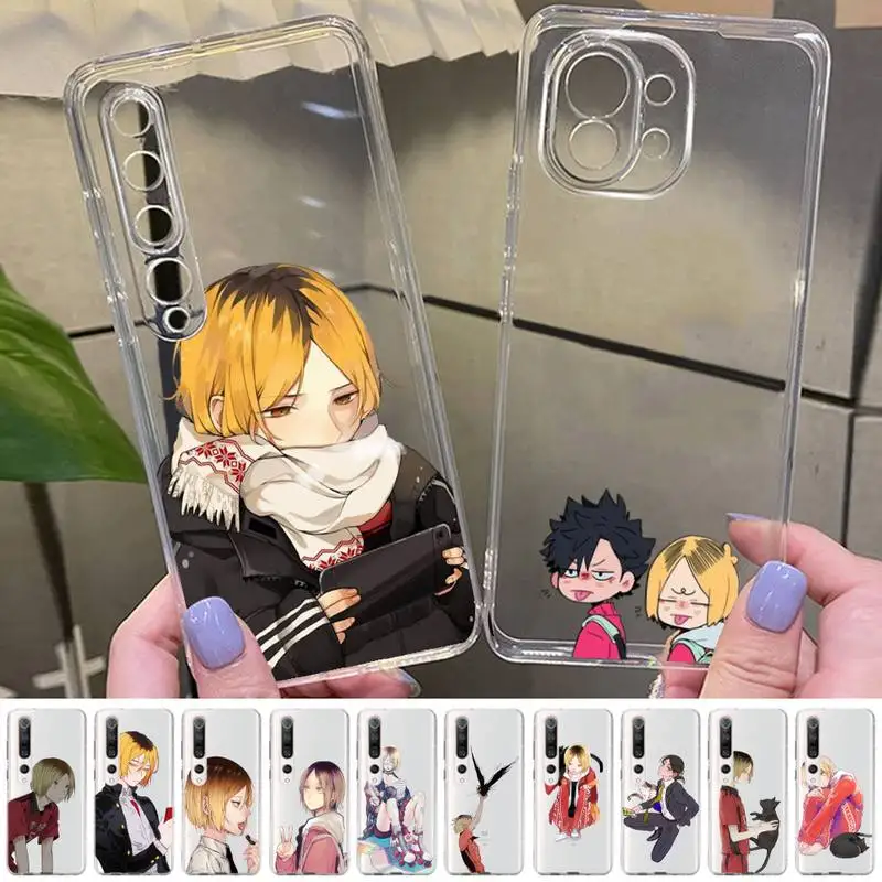 

MaiYaCa Kozume Kenma Haikyuu Anime Phone Case For Redmi Note 5 7 8 9 10 A K20 pro max lite for Xiaomi 10pro 10T
