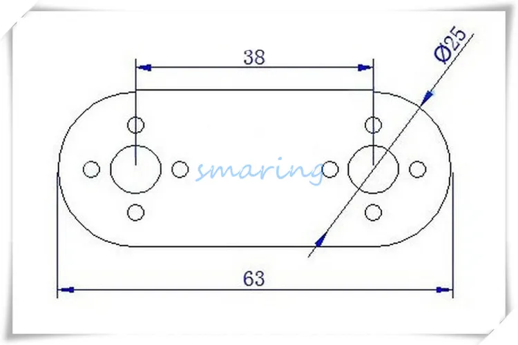 Одно слово рамка стент стандартный сервопривод Кронштейн Рулевого механизма