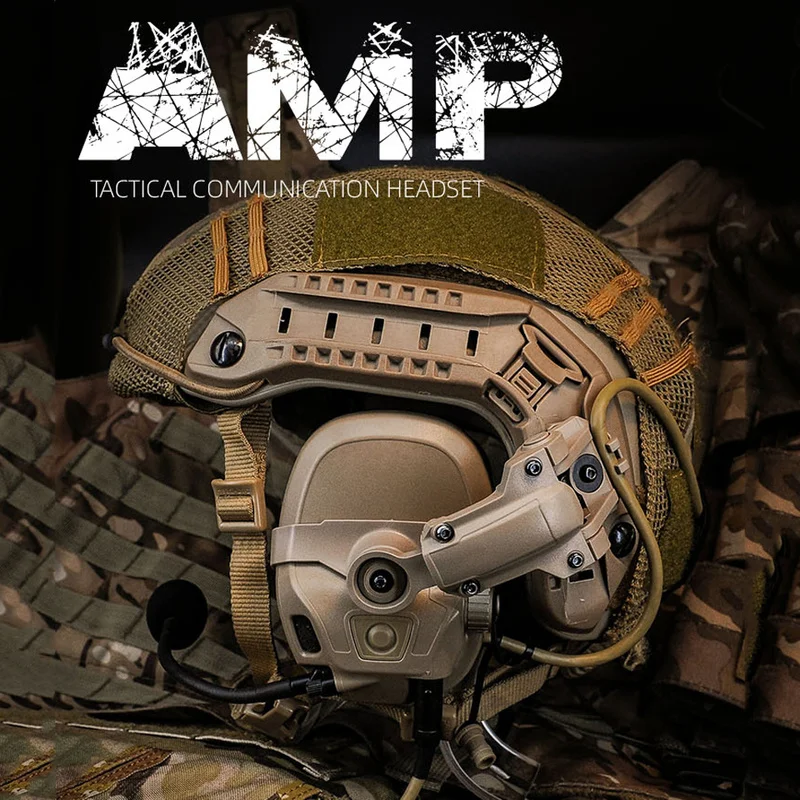 FSC Военная Тактическая гарнитура AMP пикап шумоподавление авиационная связь