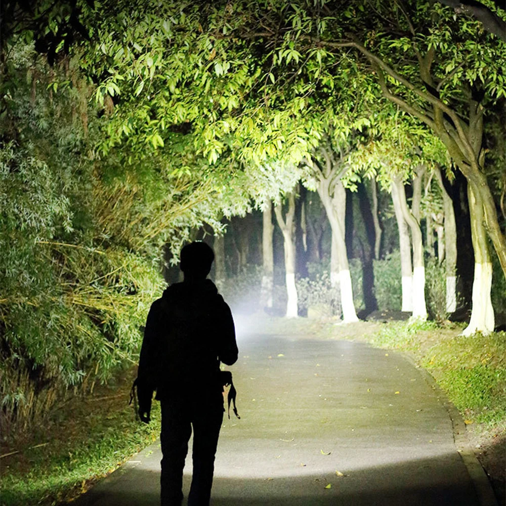 80000 Lumens LED Flashlight XHP70 Super Bright Zoomable Torch Lantern Water Resistant - Best For Camping Emergency Flashlights | Лампы и