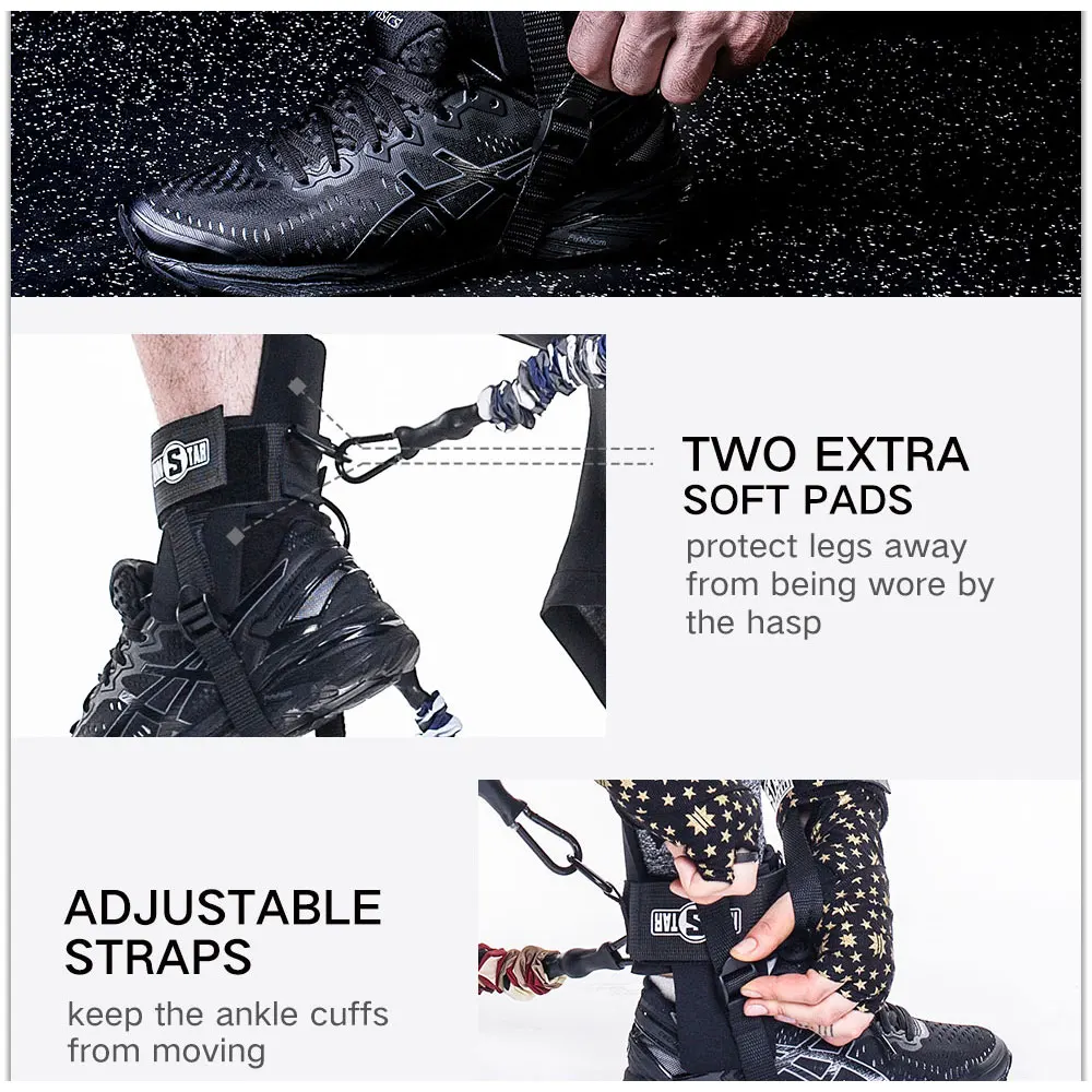 

Boxing Jumping Training Rubber Resistance Bands for Fitness Fullbody Arm Leg Strength Deadlift Home Gym Weightlifting