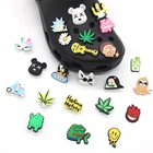 Лидер продаж, 1 шт., подвески из ПВХ в виде персонажей мультфильмов, забавные туфли, аксессуары для рукоделия, унисекс, подарки jibz