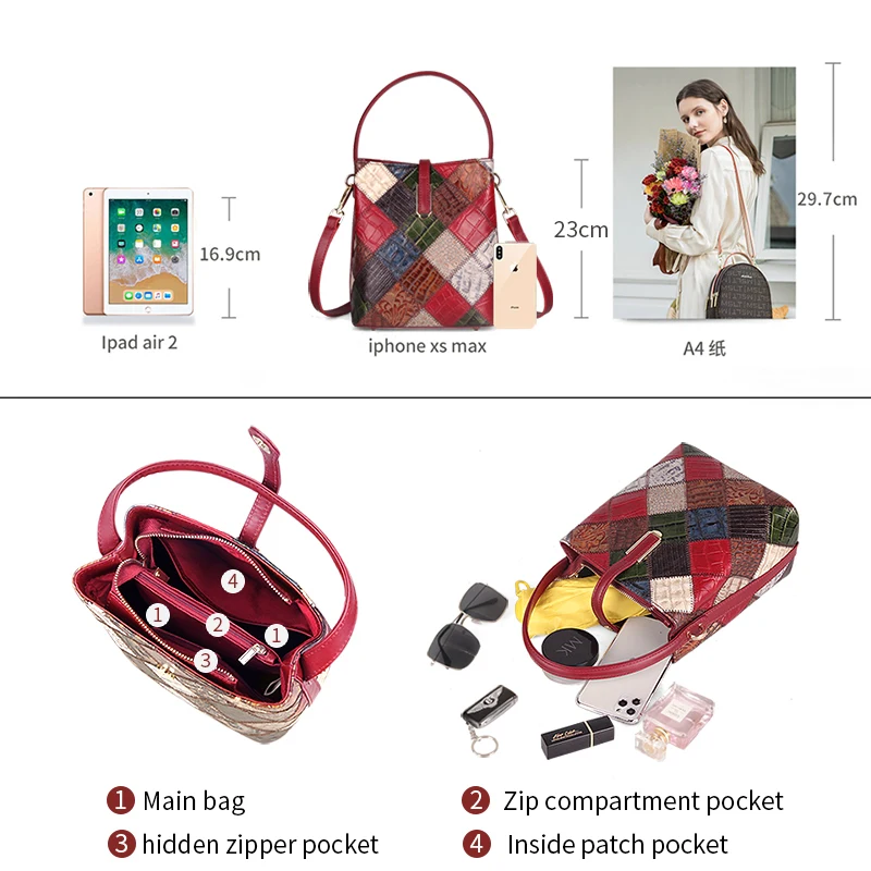 Cobbler Legend 2021 New Fashion Ladies Shoulder Messenge Bag Cowhide Genuine Leather Tote Female Designer Small Flap Zipper Bags