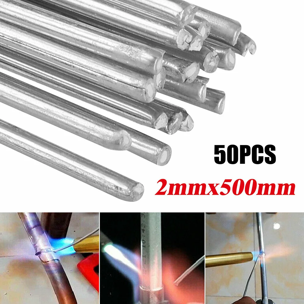 

Flux Welding Wire Rods Solder Wire Low Melt Silver 500mm / 19.7 inches