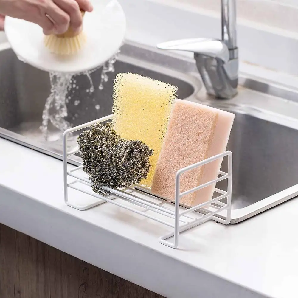 Кухонный держатель для губки мыла полка хранения органайзер раковины тряпка