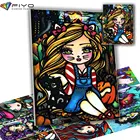 Алмазная 5D картина с вышивкой, картина с полными стразами для девочек, украшение для дома