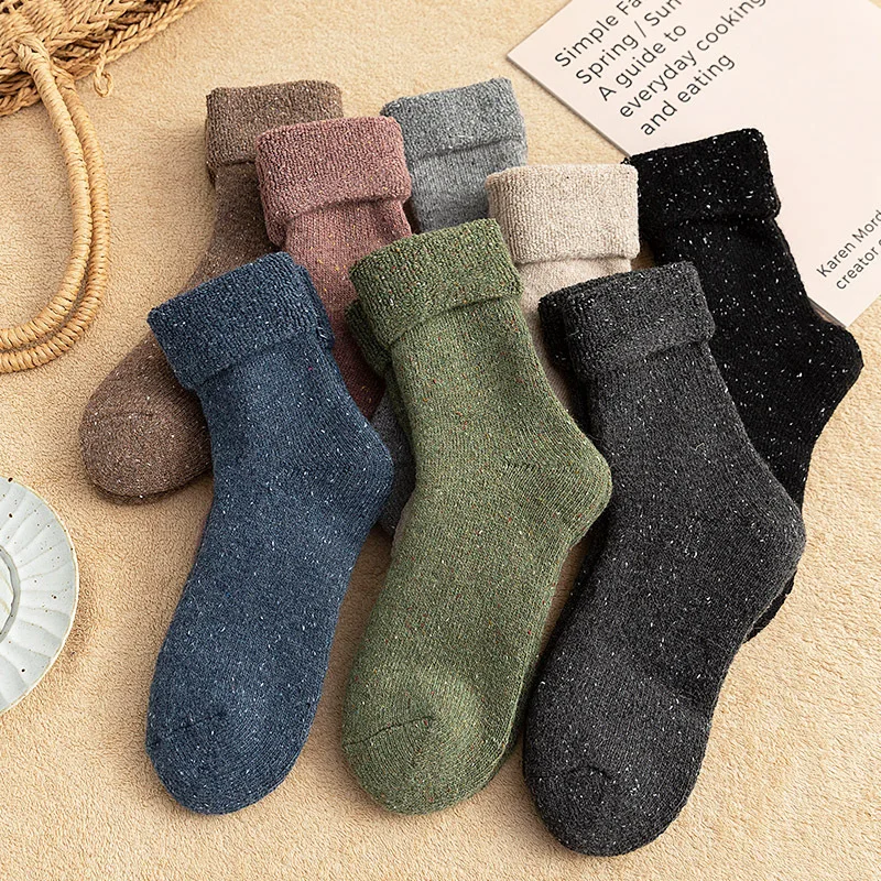 

Trendy Solid Colors Women Cotton Socks High Quality Autumn Winter Rib Top Paddy Daily Basic Colorful Soft Socks Lady