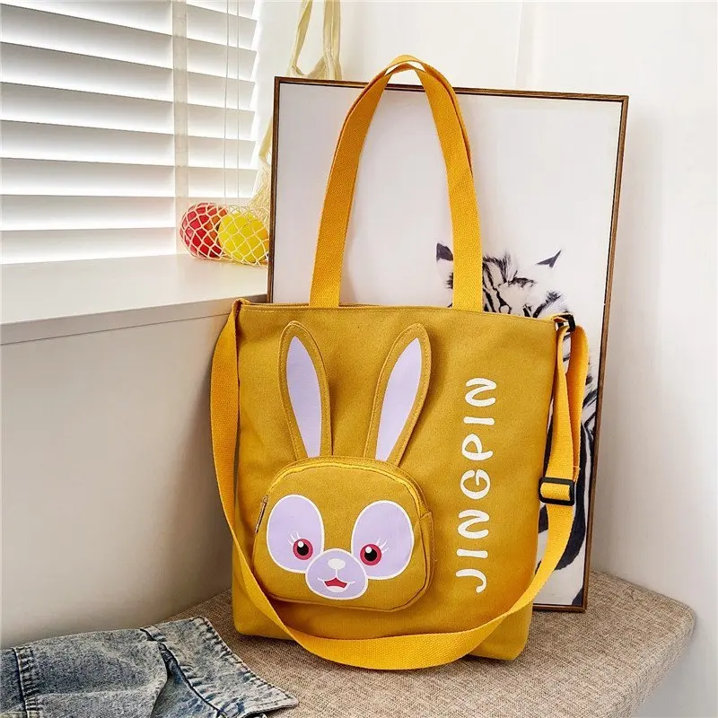 

Bags for Women 2021 nylon Cartoon cute rabbit Shoulder Bag Shopping Bags Casual Female Handbag High capacity Messenger bag
