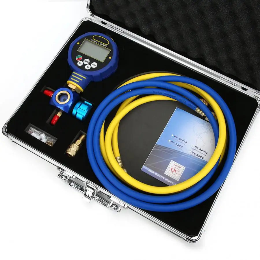 Цифровой семейный вакуумный манометр низкого давления 1/8in NPT манометр|Манометры|