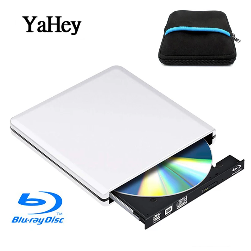 Внешний Blu Ray DVD горелки привод USB3.0 CD/DVD писатель плеер портативный для ноутбука