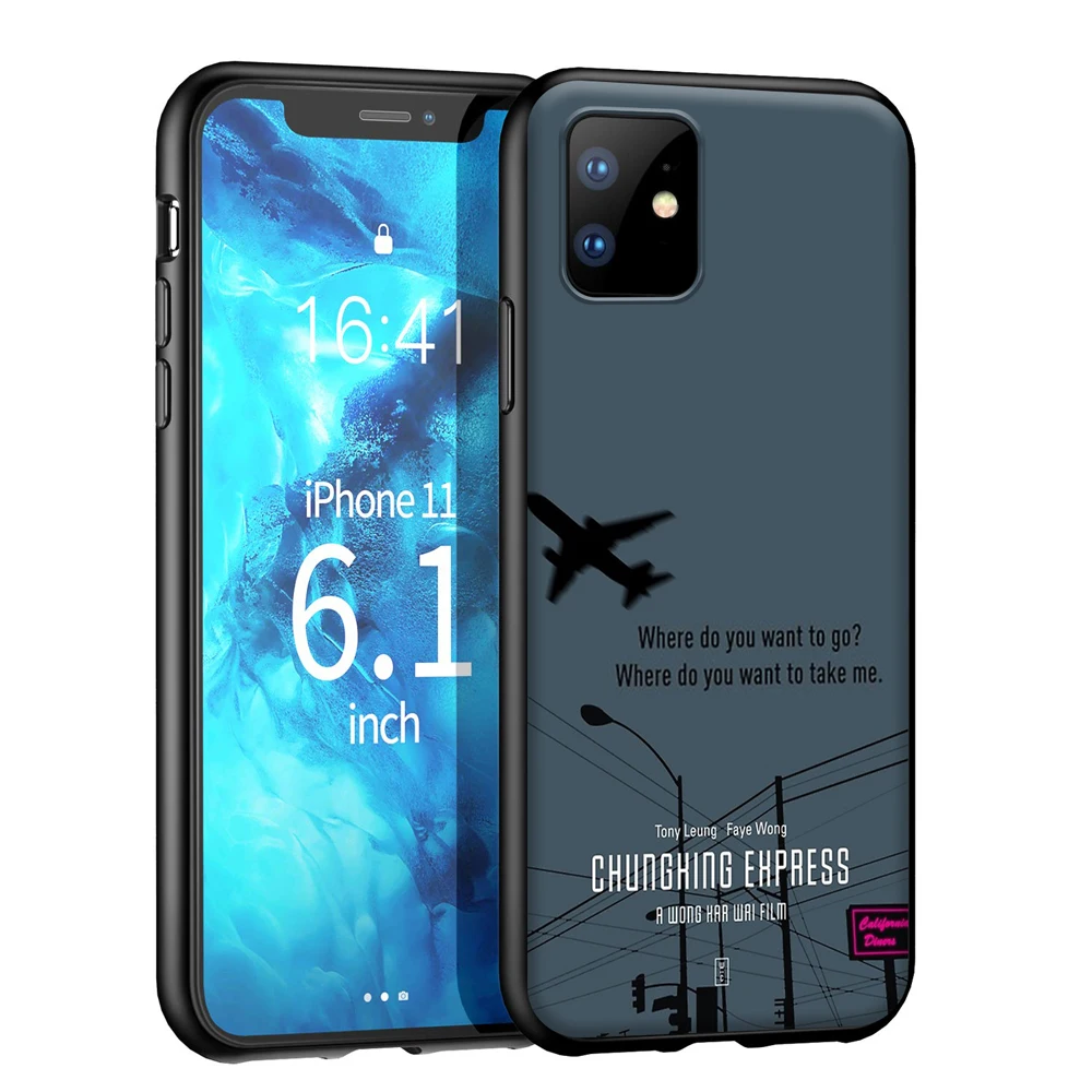 Силиконовый мягкий чехол YIMAOC Chungking Express для iPhone 12 Mini 11 Pro XS Max XR X 8 7 6 6S Plus 5 5S
