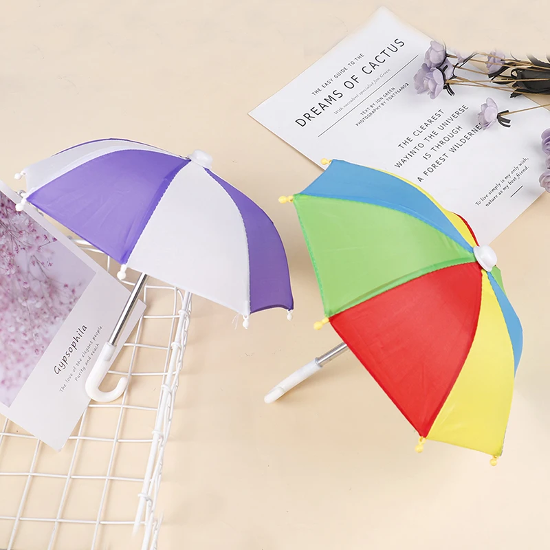 Фото Мини-зонт Дождь для кукол Путешествие аксессуары подарок на день рождения