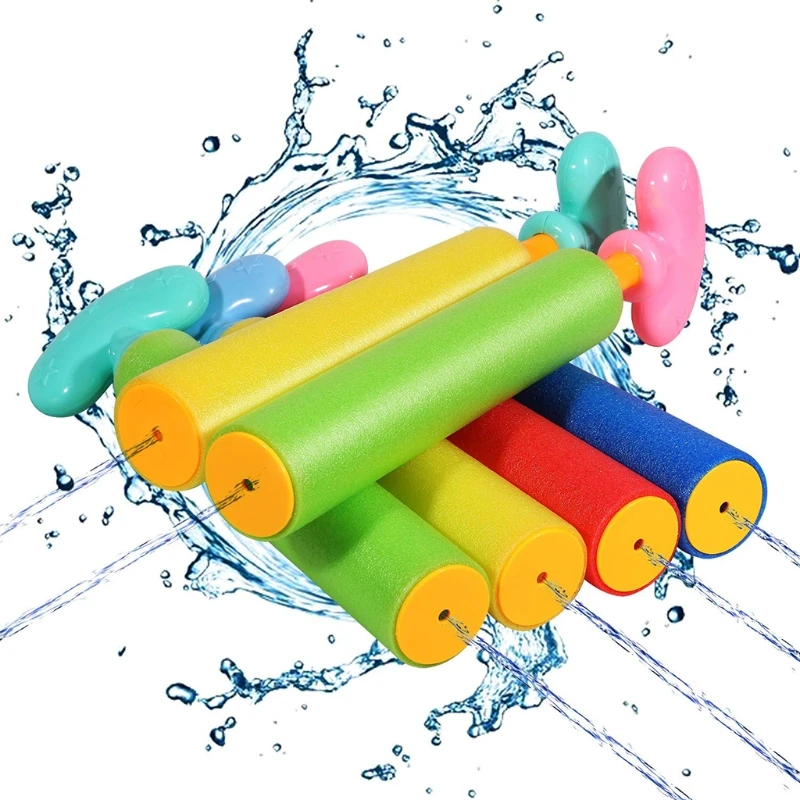 Набор водяного бластера 6 шт. цветной Забавный игрушечный водяной бассейн для