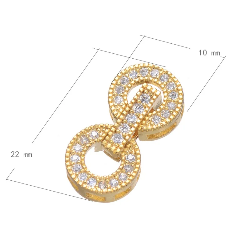 Gold Juya DIY украшения из бисера фурнитура поставки золото/серебро застежка Крюк Замок застежки для ручной работы Бисероплетение Жемчуг Изготовление ювелирных изделий - Цвет: Gold