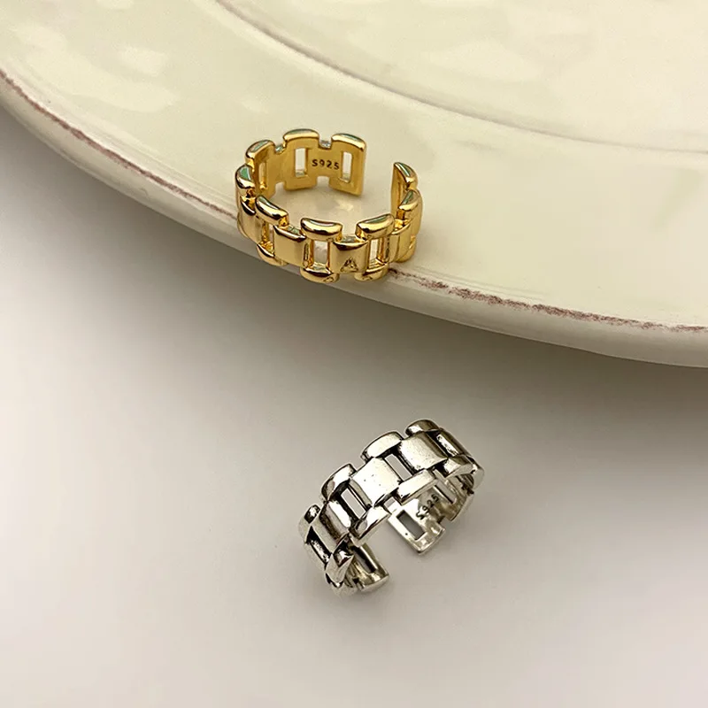 Популярная Серебряная цепочка для часов XIYANIKE широкое кольцо женская мода