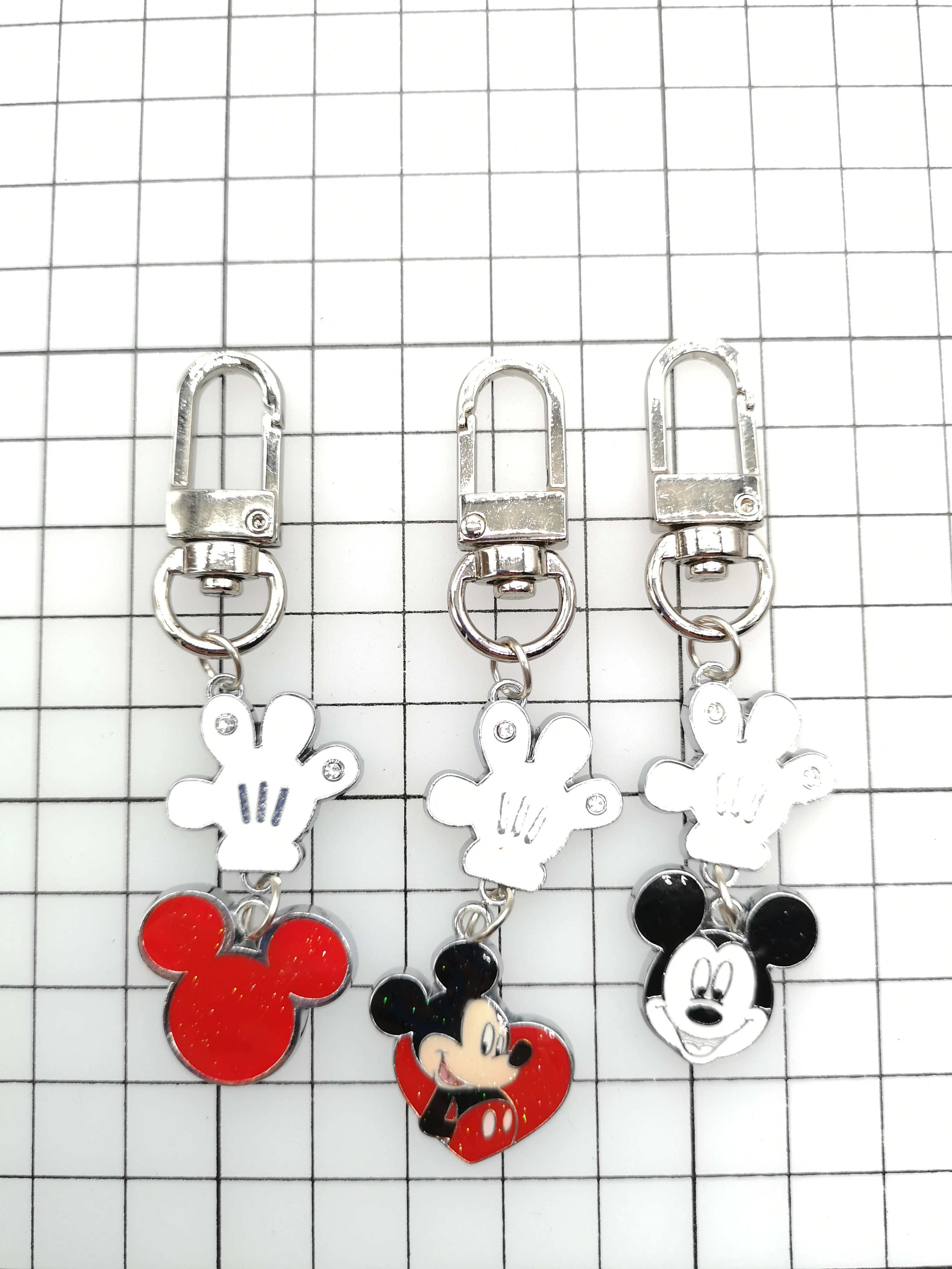 Новый 1 комплект мультфильм милый Микки брелок для ключей ювелирные аксессуары