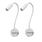 Современный светодиодный настенный светильник с гибким шлангом, лампа с гибким кронштейном для лестницы, детской, прикроватной тумбочки, 3 Вт, 1 Вт