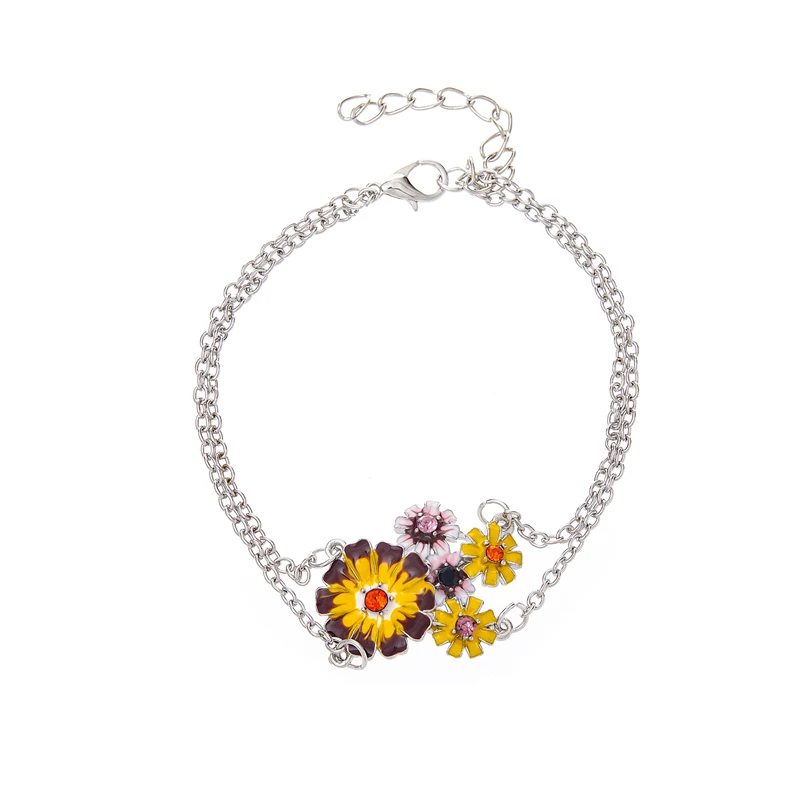 

Creative Women Fashion Exquisite Flower Bracelet Valentine's Day Gift Girl Birthday Gift Jewelry Wholesale