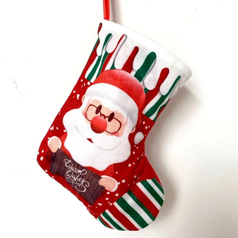 

Santa Stockings Christmas Decorations Pendant Gift Bag