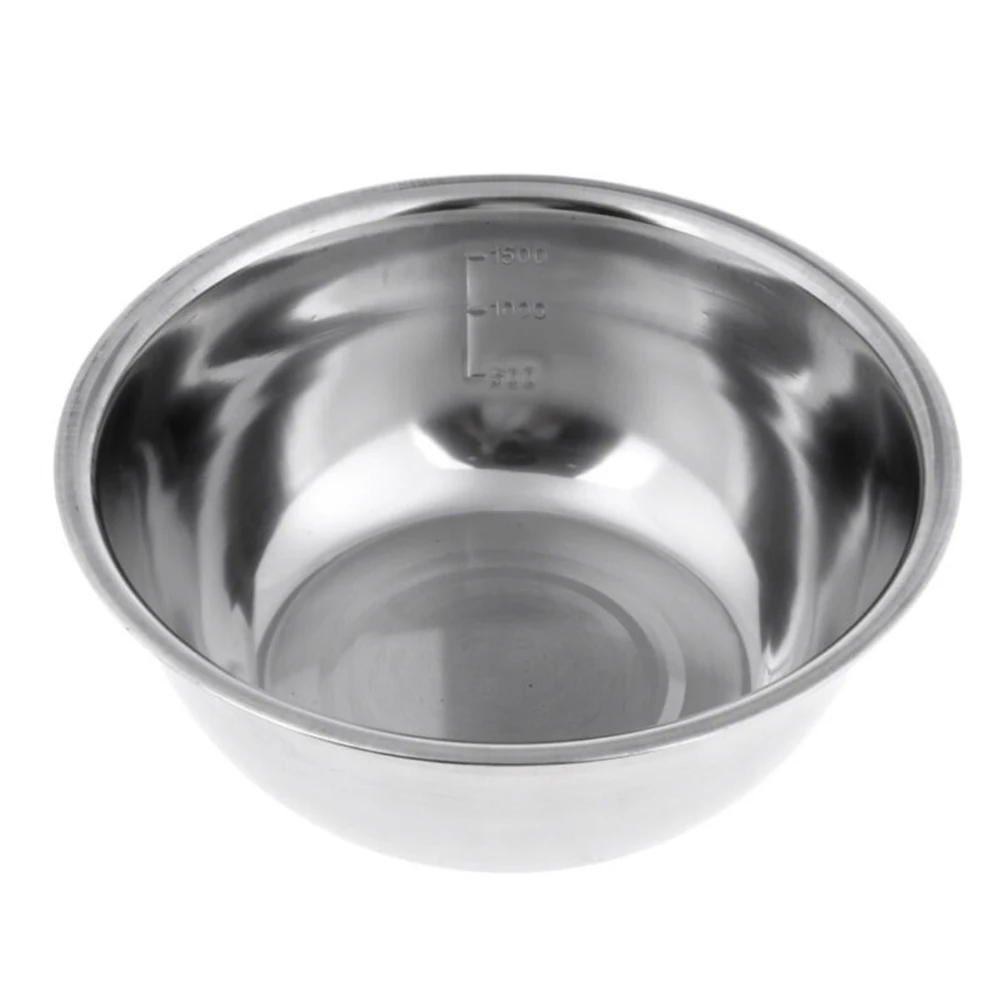 

Large Bowls Stainless Steel Bowl Set Kitchen Camping BBQ 5Pcs High Quality