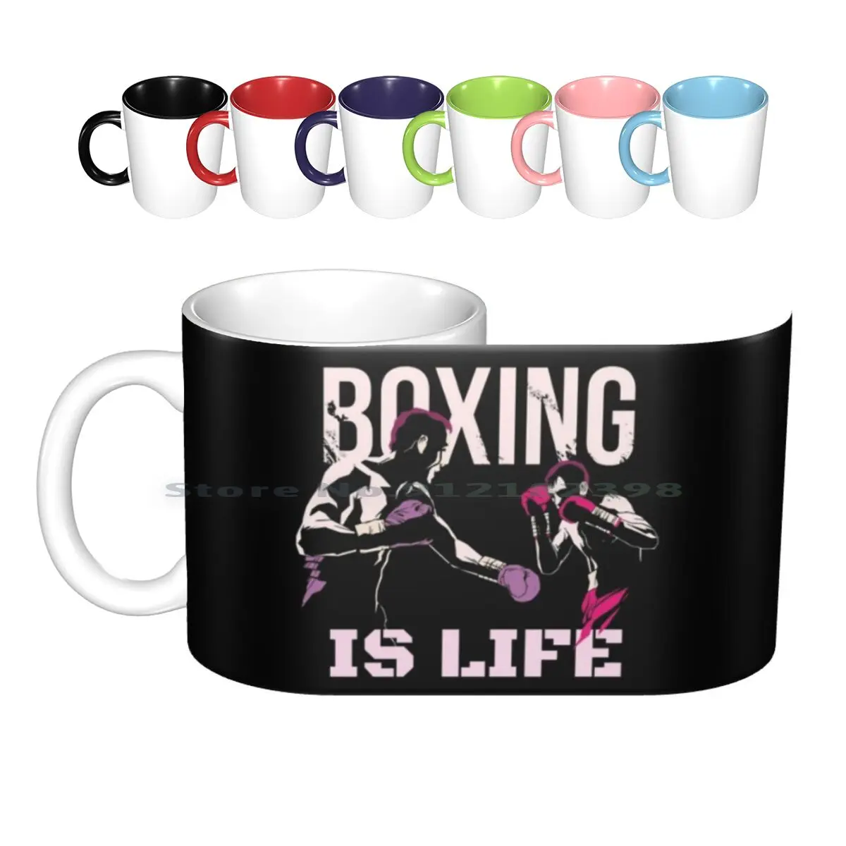 

Boxing Is Life Ceramic Mugs Coffee Cups Milk Tea Mug Boxing Boxing Is Life Boxer Boxing Boxing Lover Boxing Fan Gym Workout