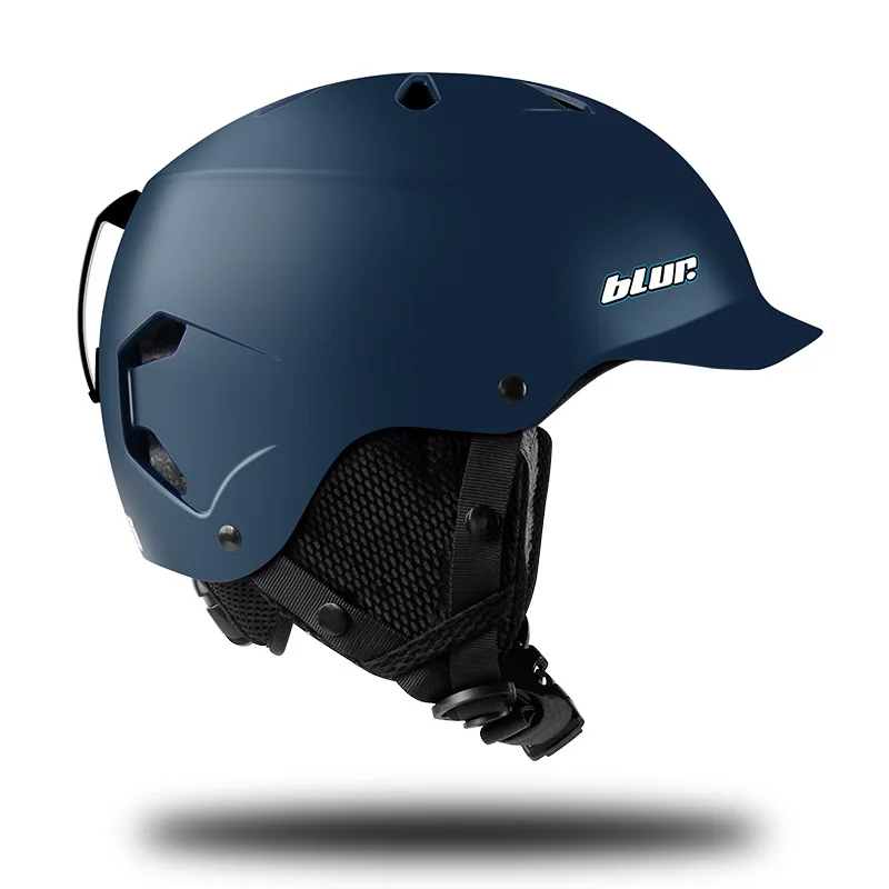 Шлем лыжный ультралегкий дышащий цельнолитой для сноуборда скейтборда взрослых