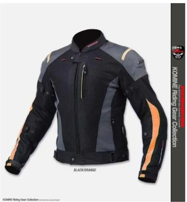 Новый KOMINE JK069 мотоциклетная летняя дышащая сетчатая куртка для велоспорта