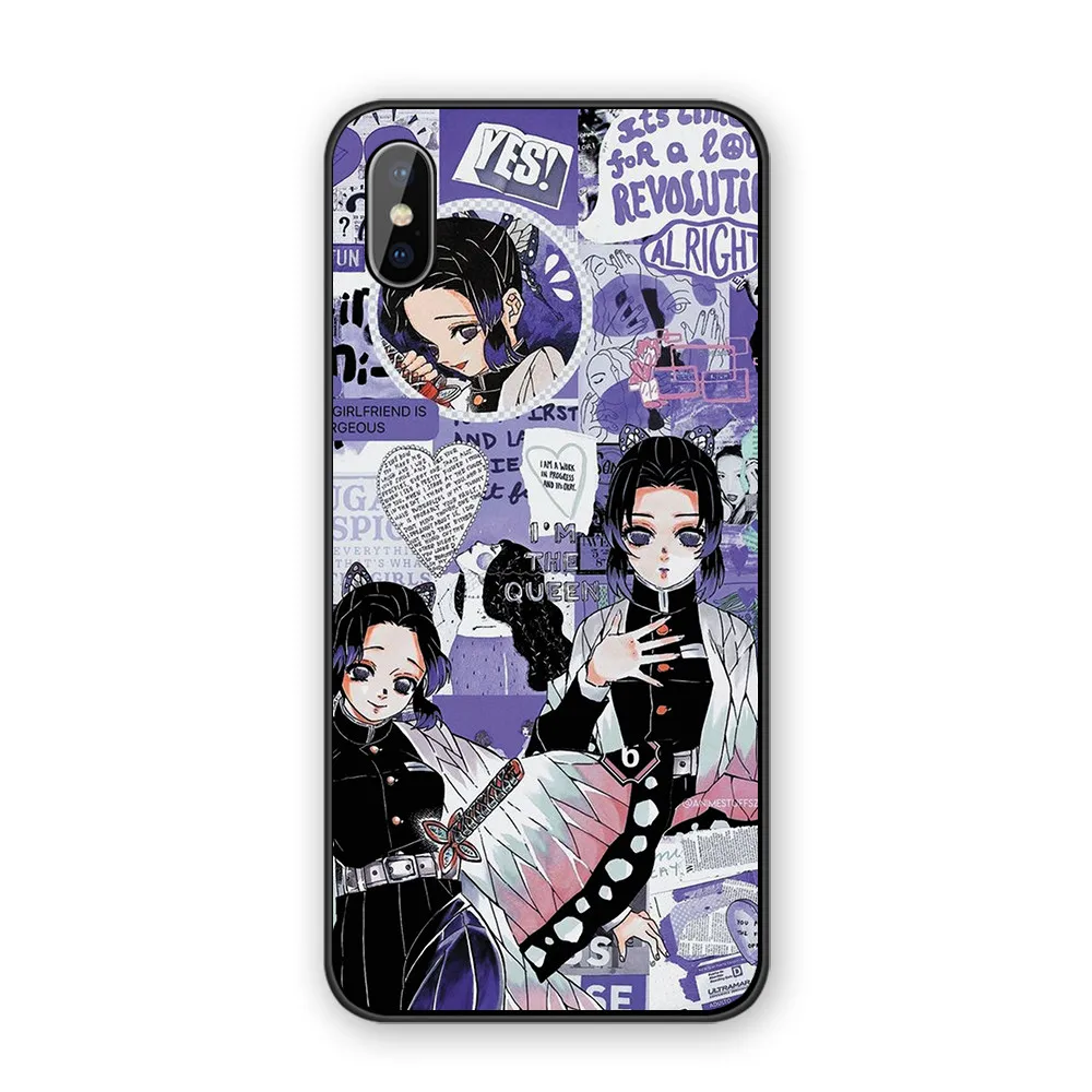 Kamado Nezuko Kimetsu no Yaiba Demon Slayer Силиконовый ТПУ чехол для телефона для iphone XR X XS MAX 5 5S 6 6S 7 8 Plus