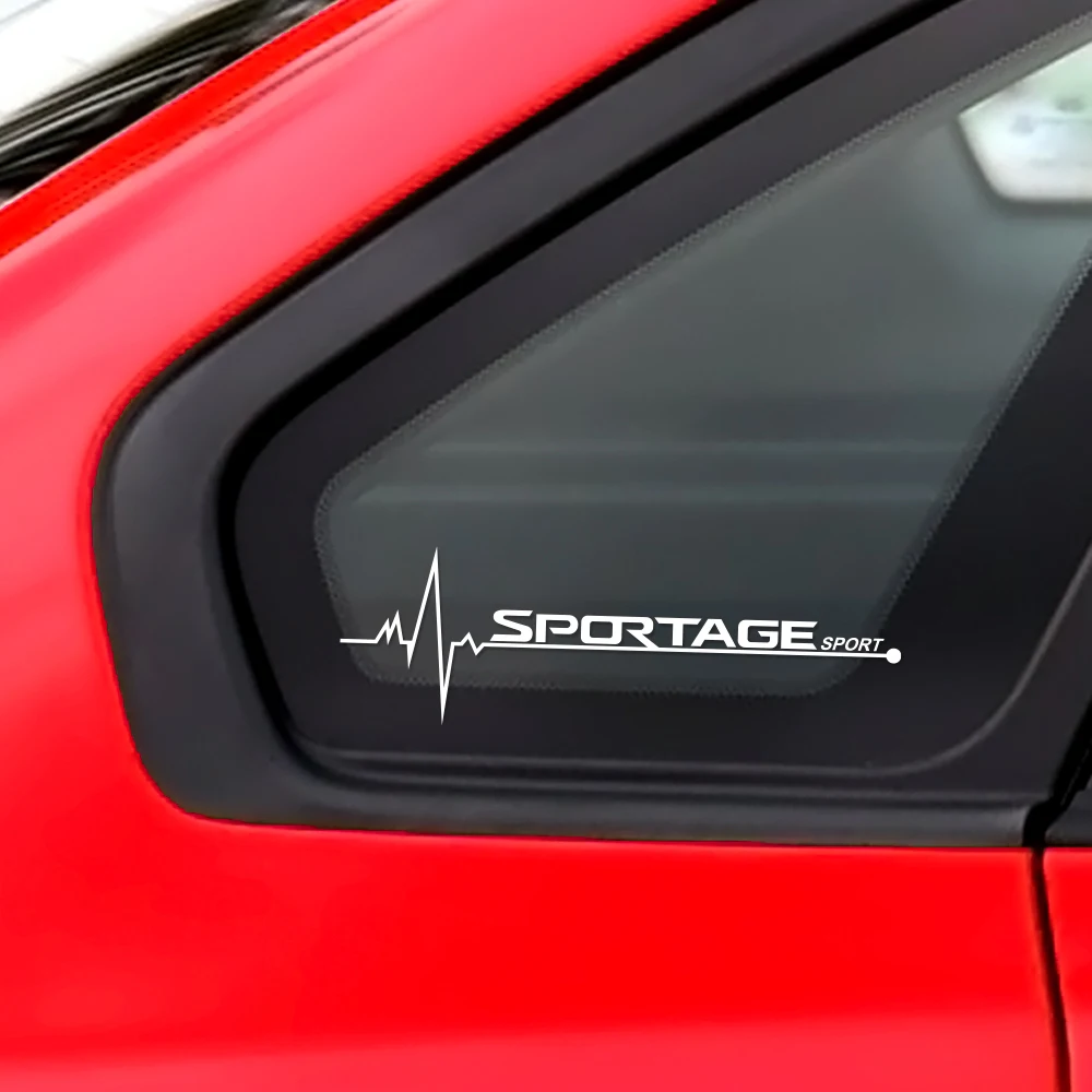 Наклейки на боковое окно автомобиля для Kia Sportage 3 4 QL графика осветительный