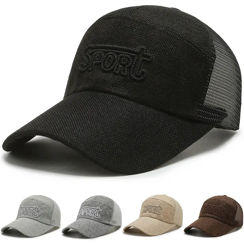 

Streetwear Baseball Peaked Cap Sun Hat Mesh Headdress Fashion Casual Unisex Cap For Women Men Hip Hop Trucker Cap