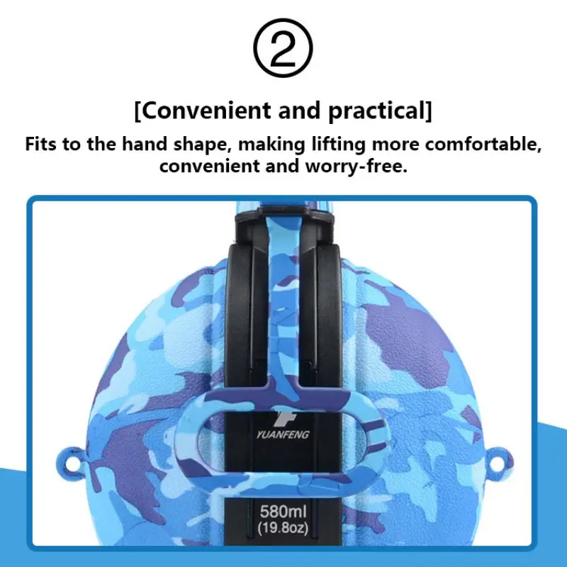 

Outdoor Water Bottle Large Capacity Folding Portable Silicone Drinking Bottles Sports Drinkware Accessori With Compass Carabiner